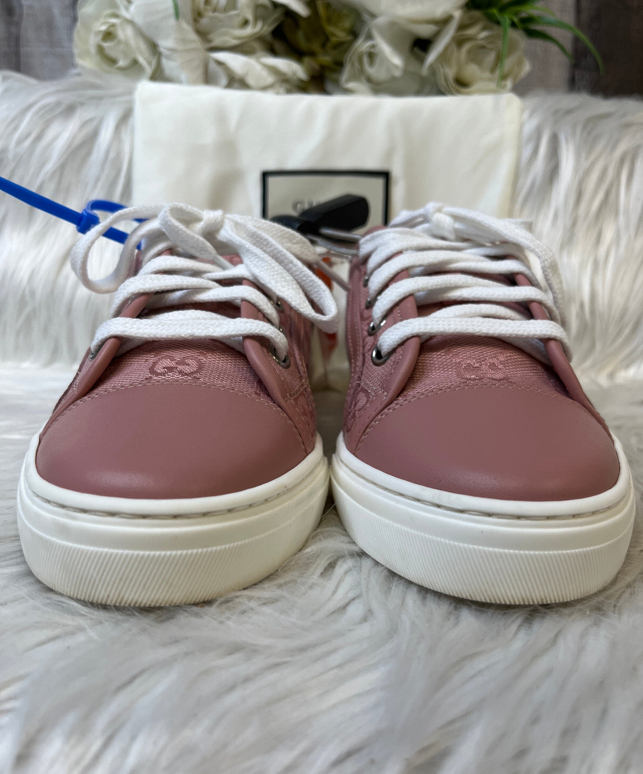 Pink Shoes Luxury Designer Gucci, Size 5