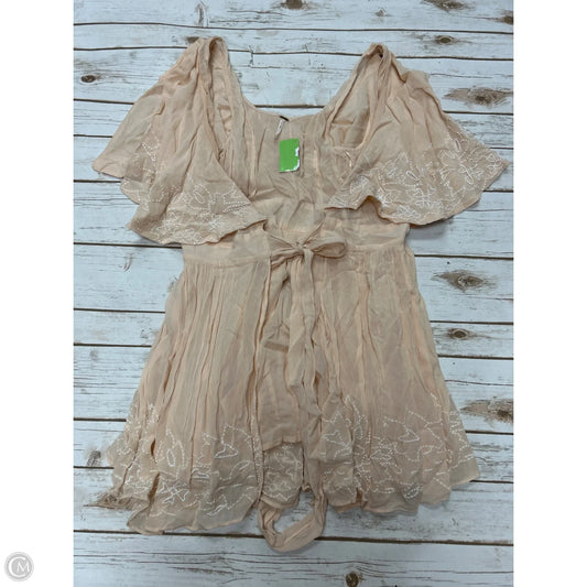 Dress Casual Short By Free People In Peach, Size: Xs