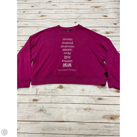 Sweater By Victorias Secret In Purple, Size: Xxl