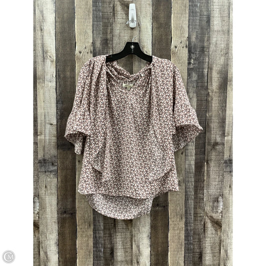 Top Short Sleeve By Max Studio In Floral Print, Size: S