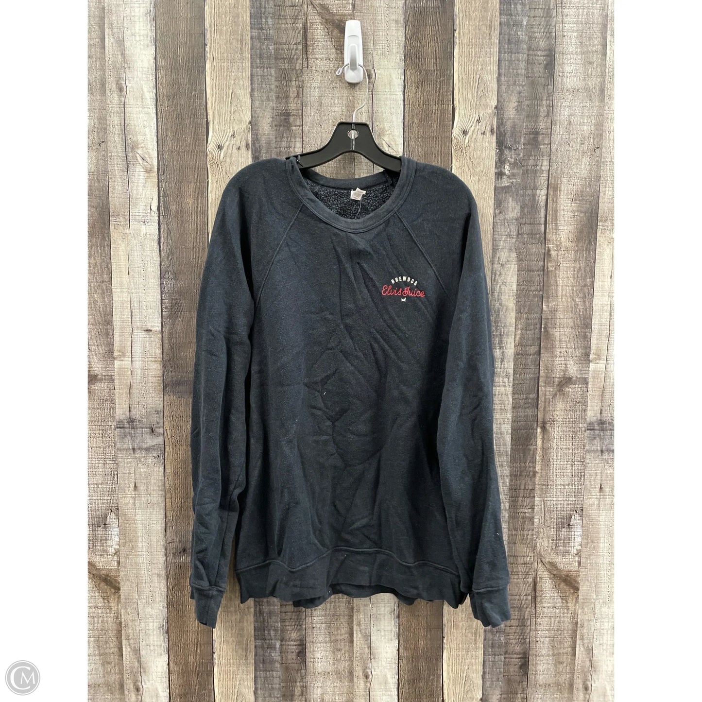 Sweatshirt Crewneck By Cme In Black, Size: Xl