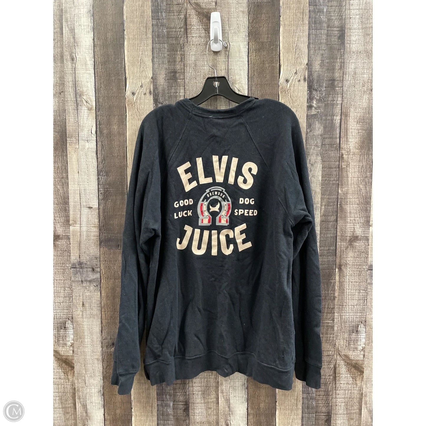 Sweatshirt Crewneck By Cme In Black, Size: Xl