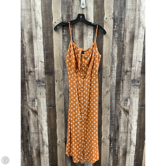 Dress Casual Maxi By Aeropostale In Orange, Size: L