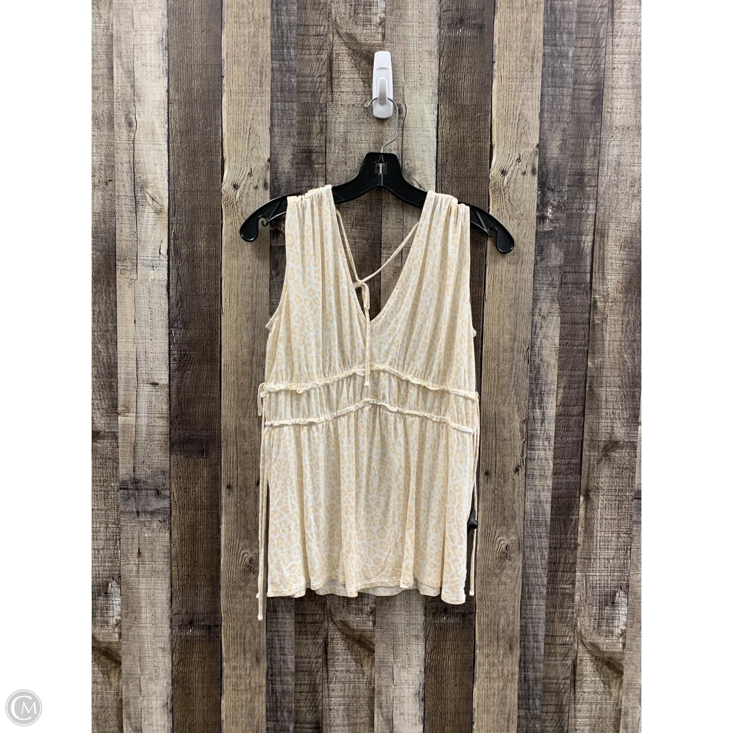 Top Sleeveless By Maurices In Animal Print, Size: M