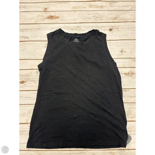 Top Sleeveless By Banana Republic In Black, Size: M