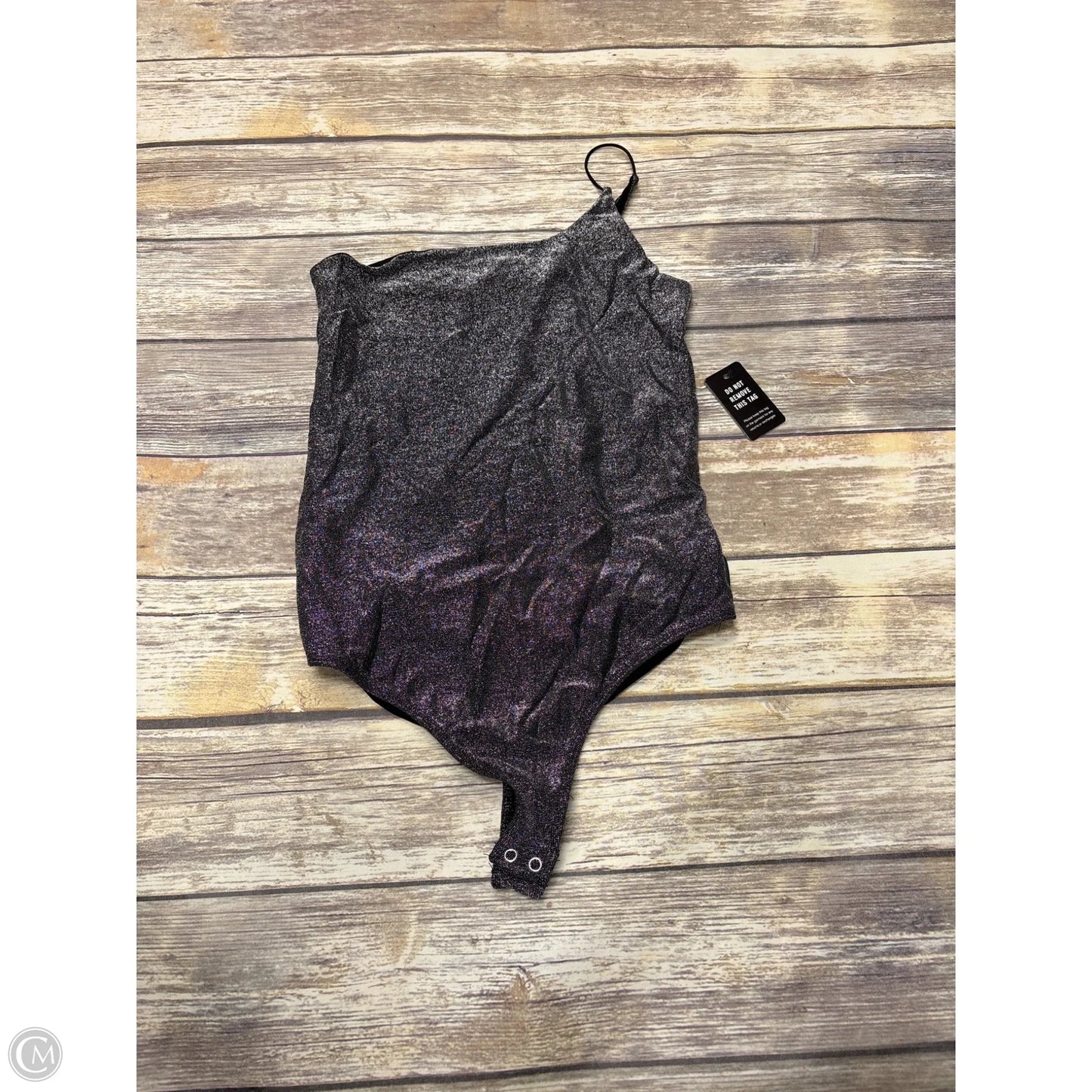 Bodysuit By Express In Silver, Size: M