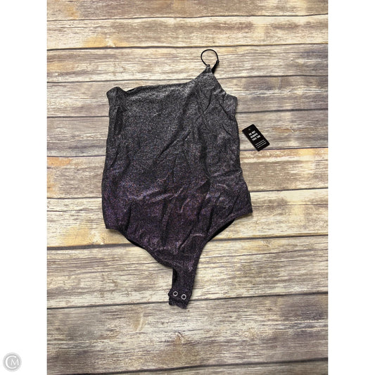 Bodysuit By Express In Silver, Size: M
