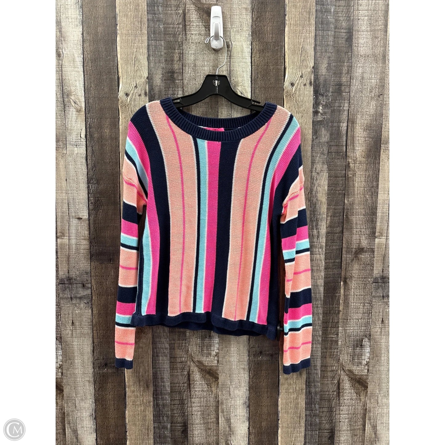 Sweater Designer By Lilly Pulitzer In Striped Pattern, Size: M