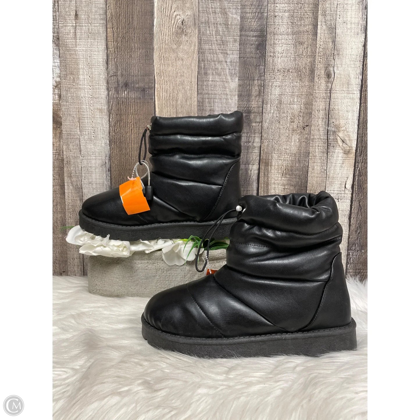 Boots Snow By Bamboo In Black, Size: 8.5