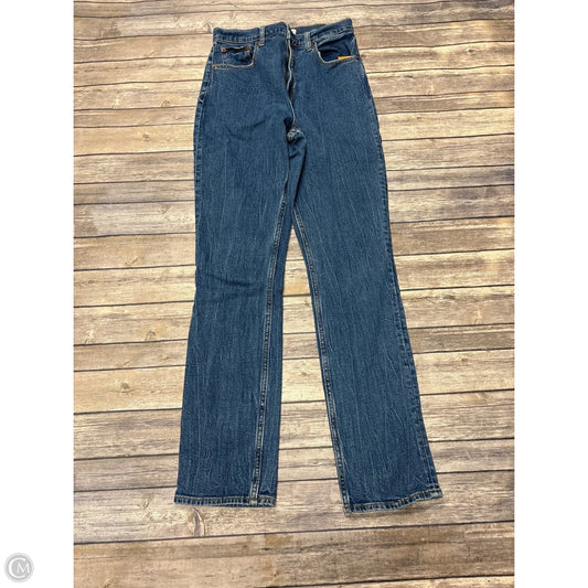 Jeans Straight By Abercrombie And Fitch In Blue Denim, Size: 6