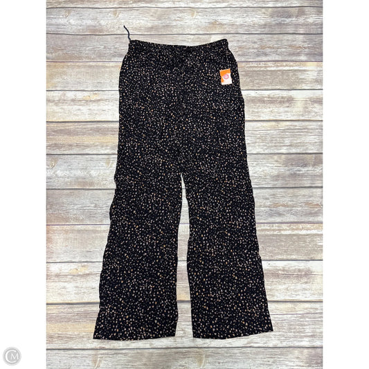 Pants Linen By Carole Little In Black & Gold, Size: 10