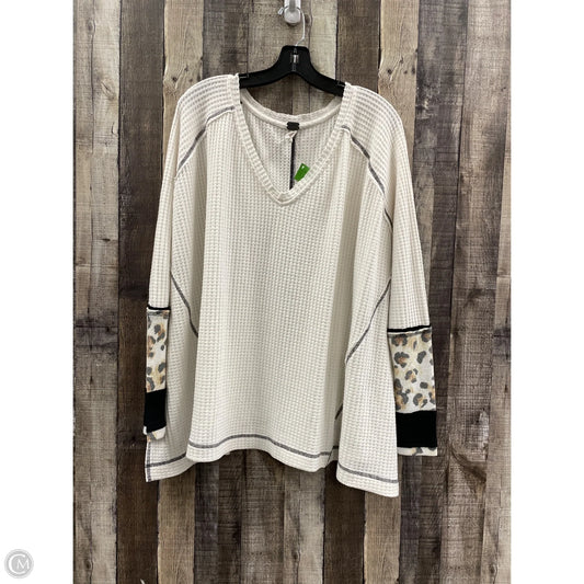 Top Long Sleeve By We The Free In White, Size: S