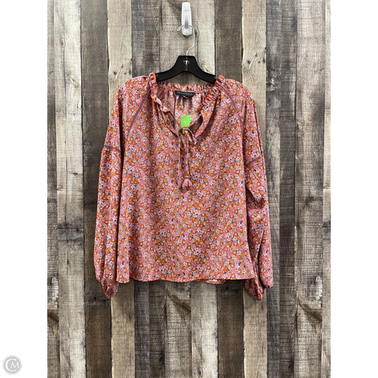 Top Long Sleeve By Sanctuary In Floral Print, Size: Xs