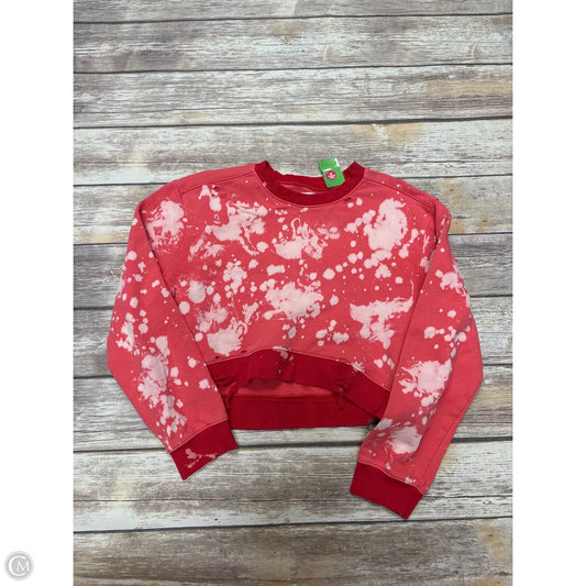 Sweatshirt Collar By Blanknyc In Pink & White, Size: S