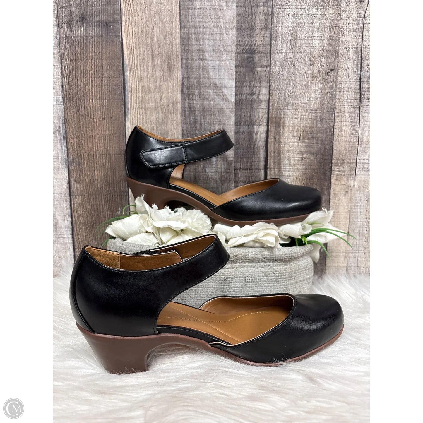 Shoes Heels Kitten By Easy Spirit In Black, Size: 7.5