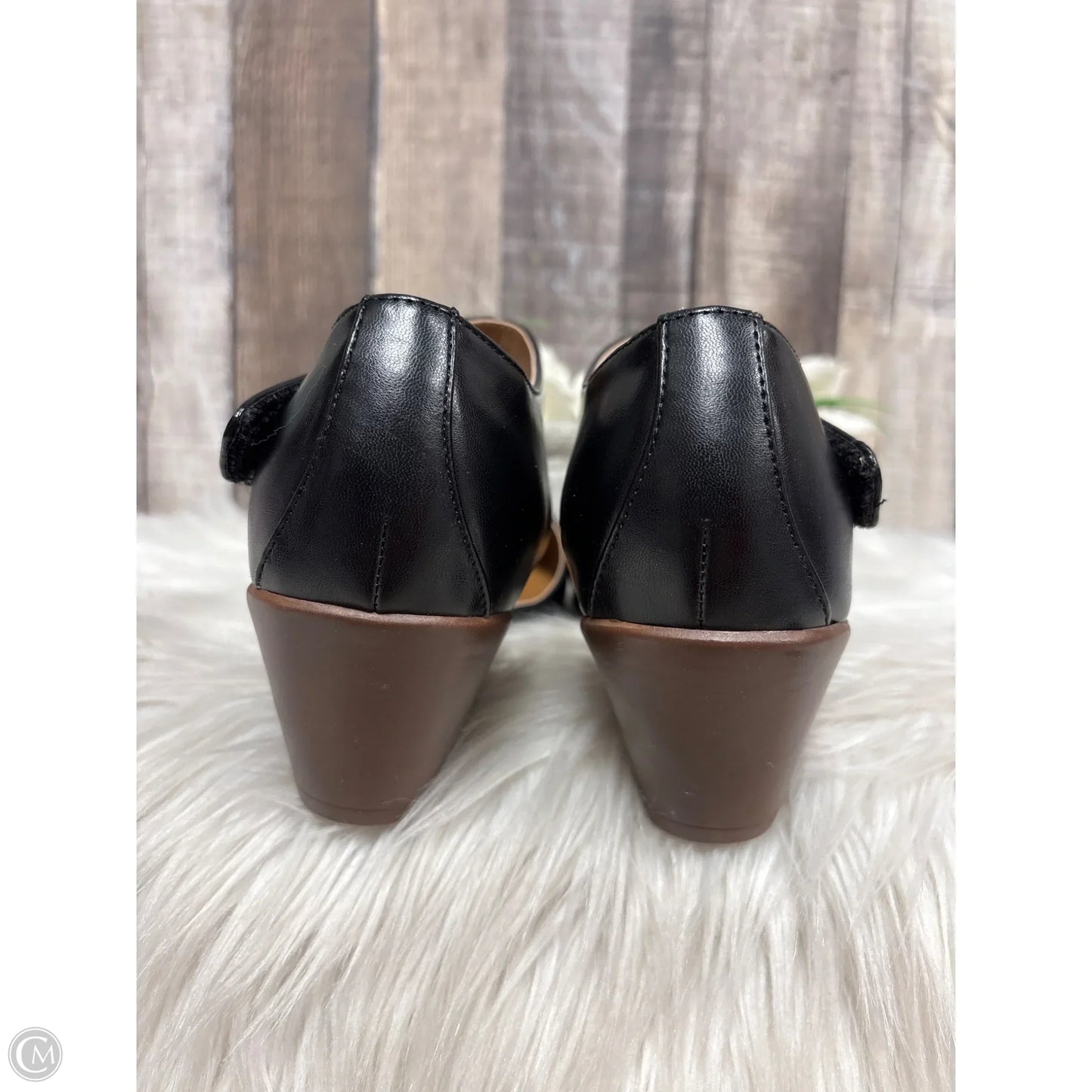 Shoes Heels Kitten By Easy Spirit In Black, Size: 7.5