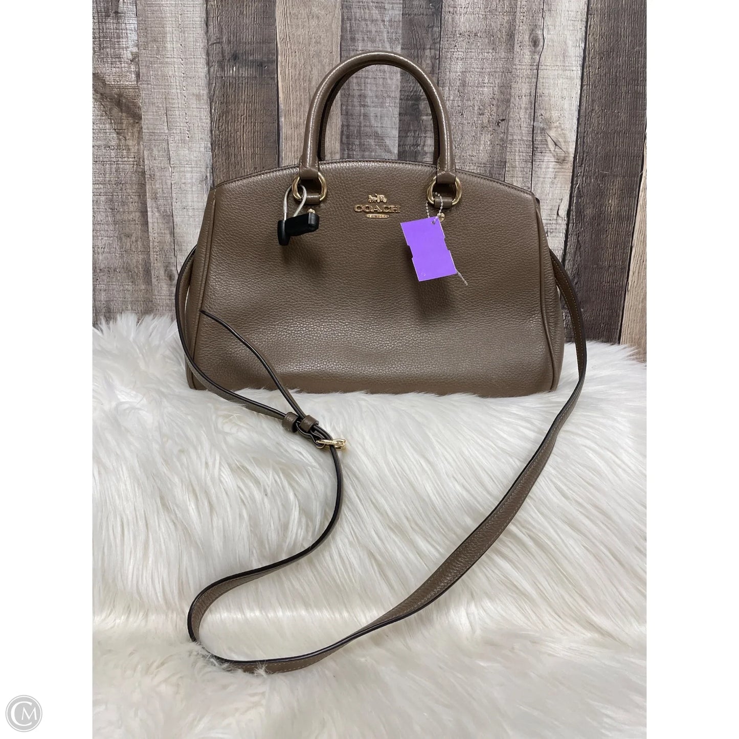 Handbag Designer By Coach, Size: Medium