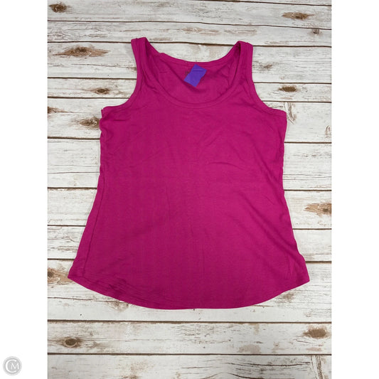 Top Sleeveless Basic By Falls Creek In Pink, Size: L