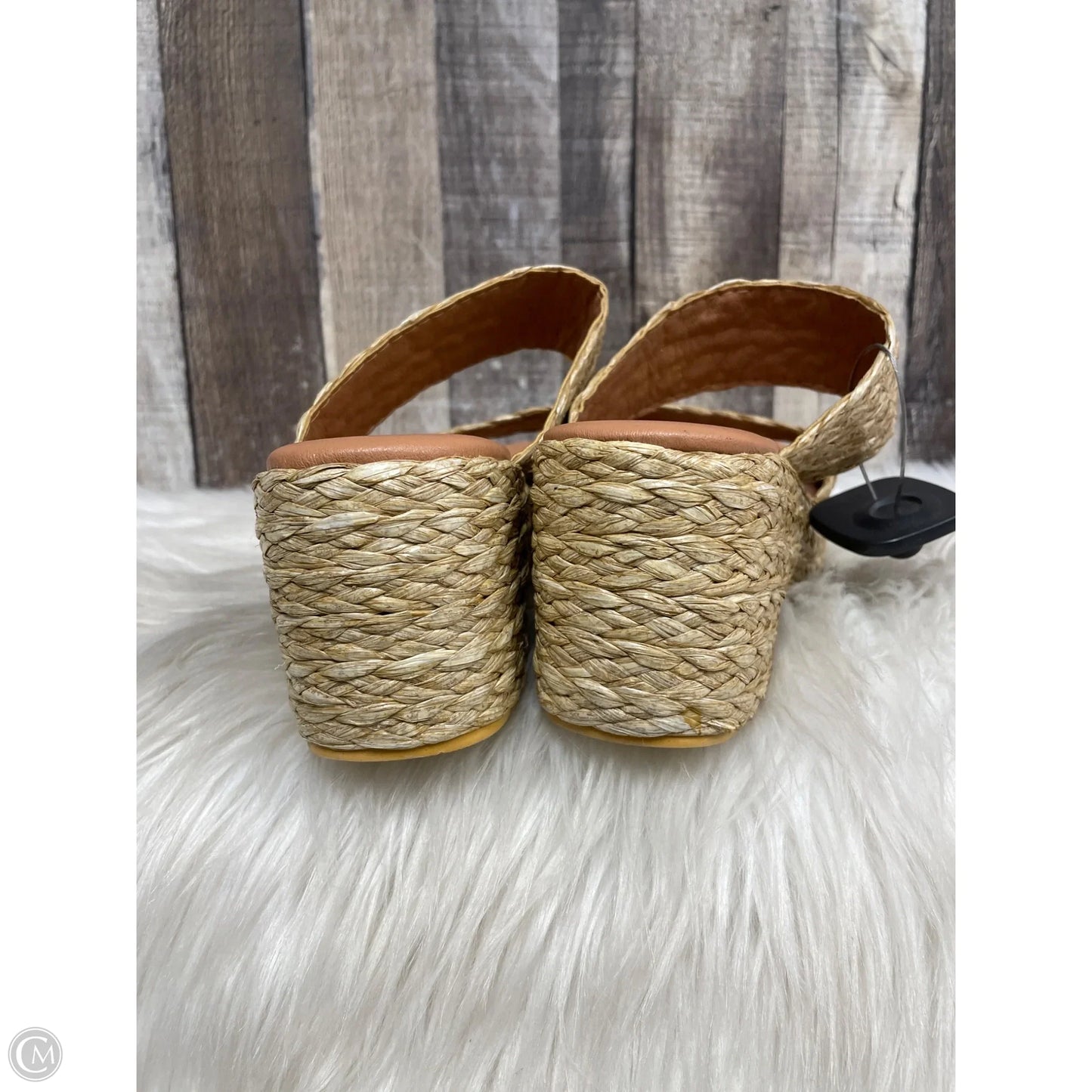 Sandals Heels Wedge By Matisse In Tan, Size: 9