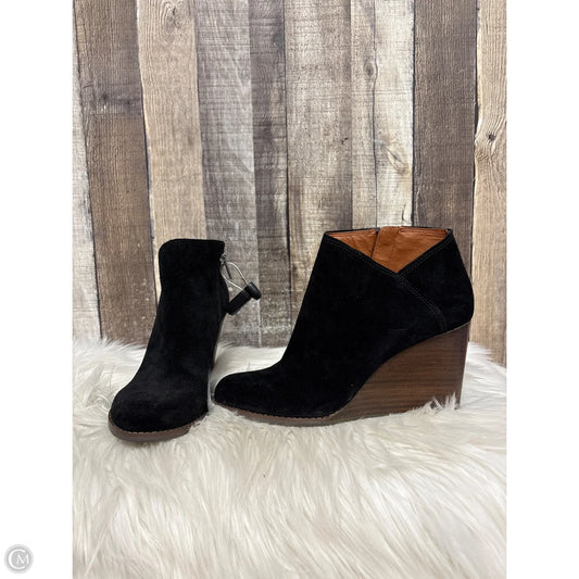 Boots Ankle Heels By Lucky Brand In Black, Size: 8