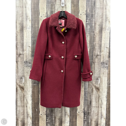 Coat Designer By Kate Spade In Red, Size: S