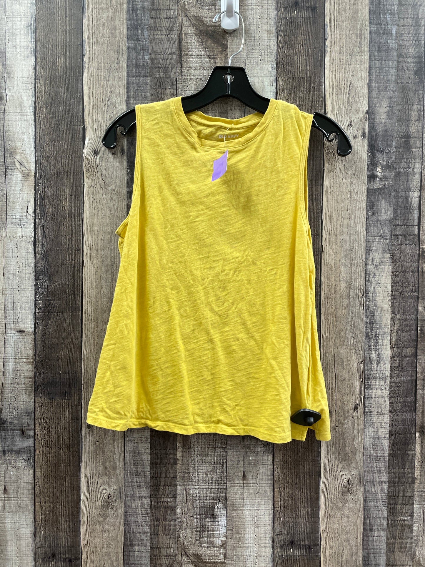 Yellow Top Sleeveless Old Navy, Size M