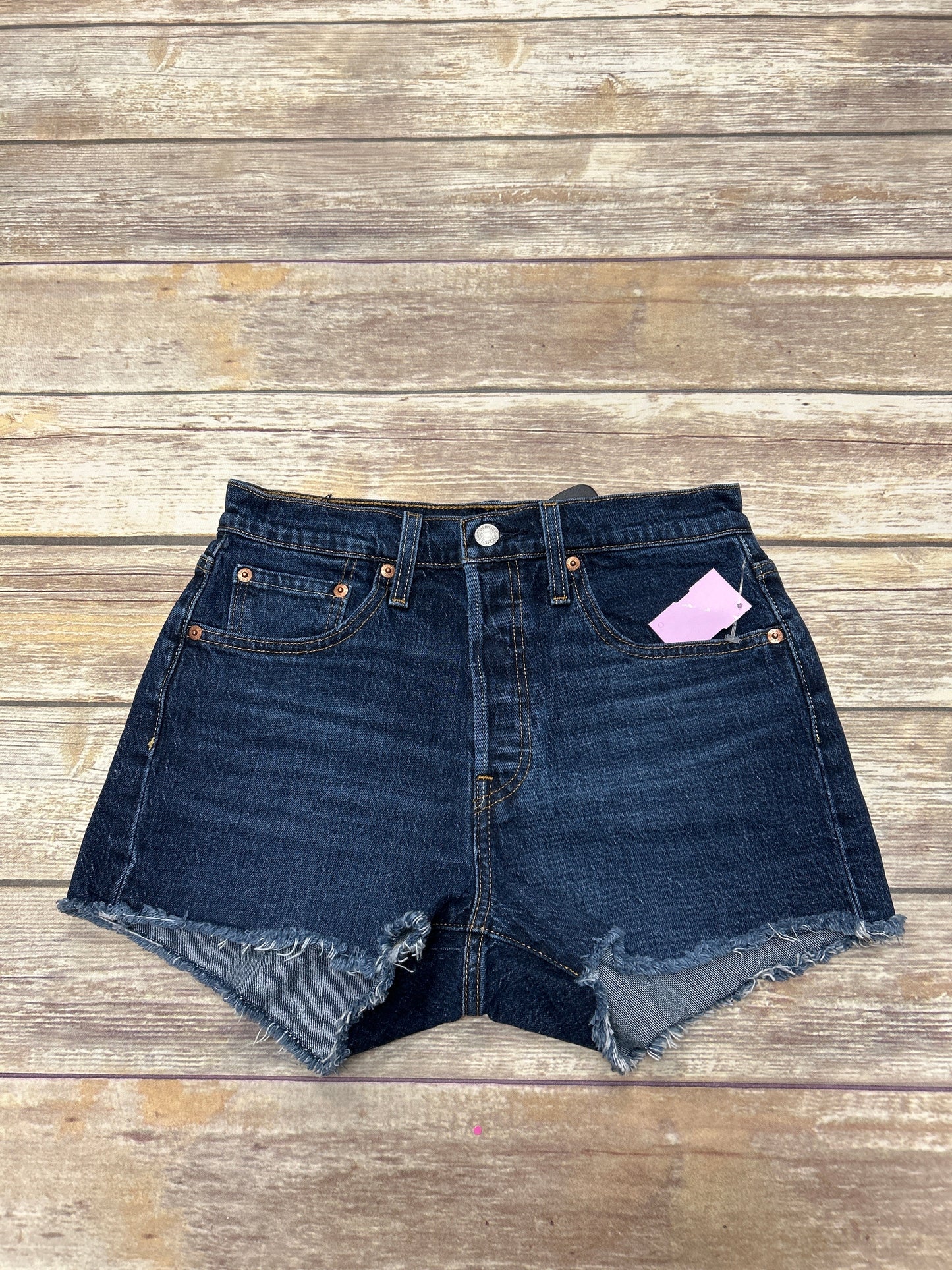 Blue Denim Shorts Levis, Size 4