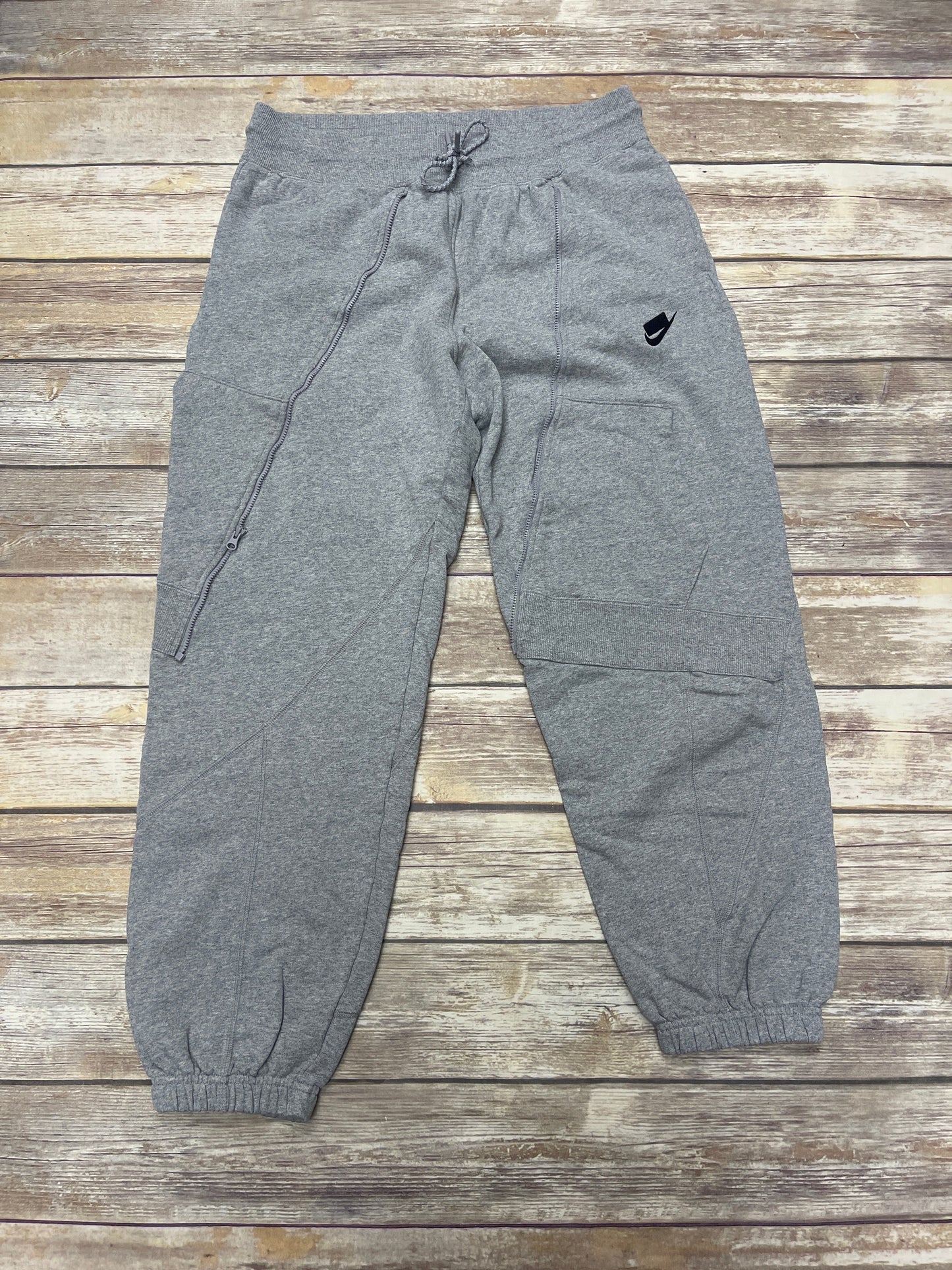 Athletic Pants By Nike In Grey, Size: L