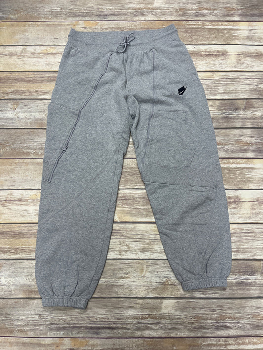 Athletic Pants By Nike In Grey, Size: L