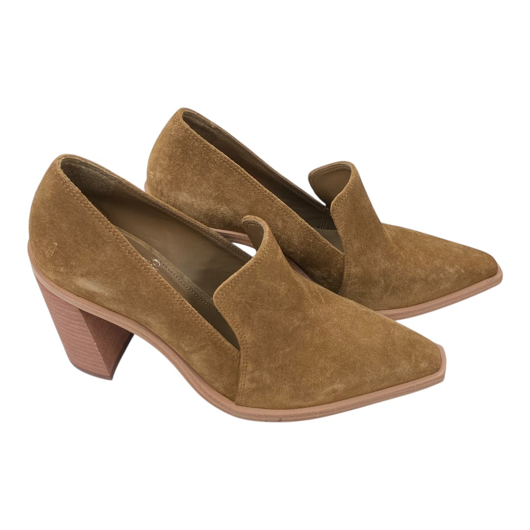 SHOES HEELS BLOCK by VINCE CAMUTO In BROWN, Size: 6.5