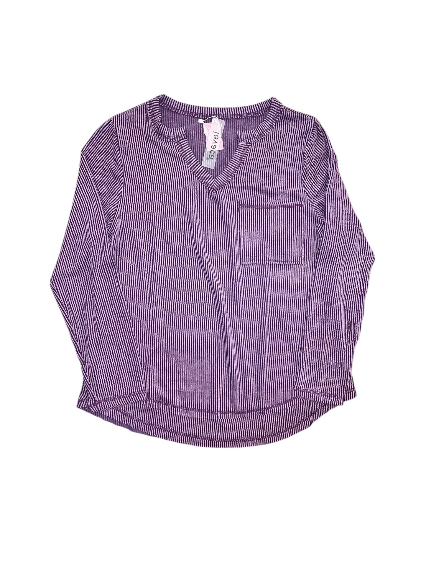 Top Ls By Clothes Mentor In Purple, Size:L