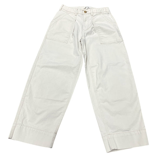 Pants Wide Leg By Banana Republic In Cream, Size:0