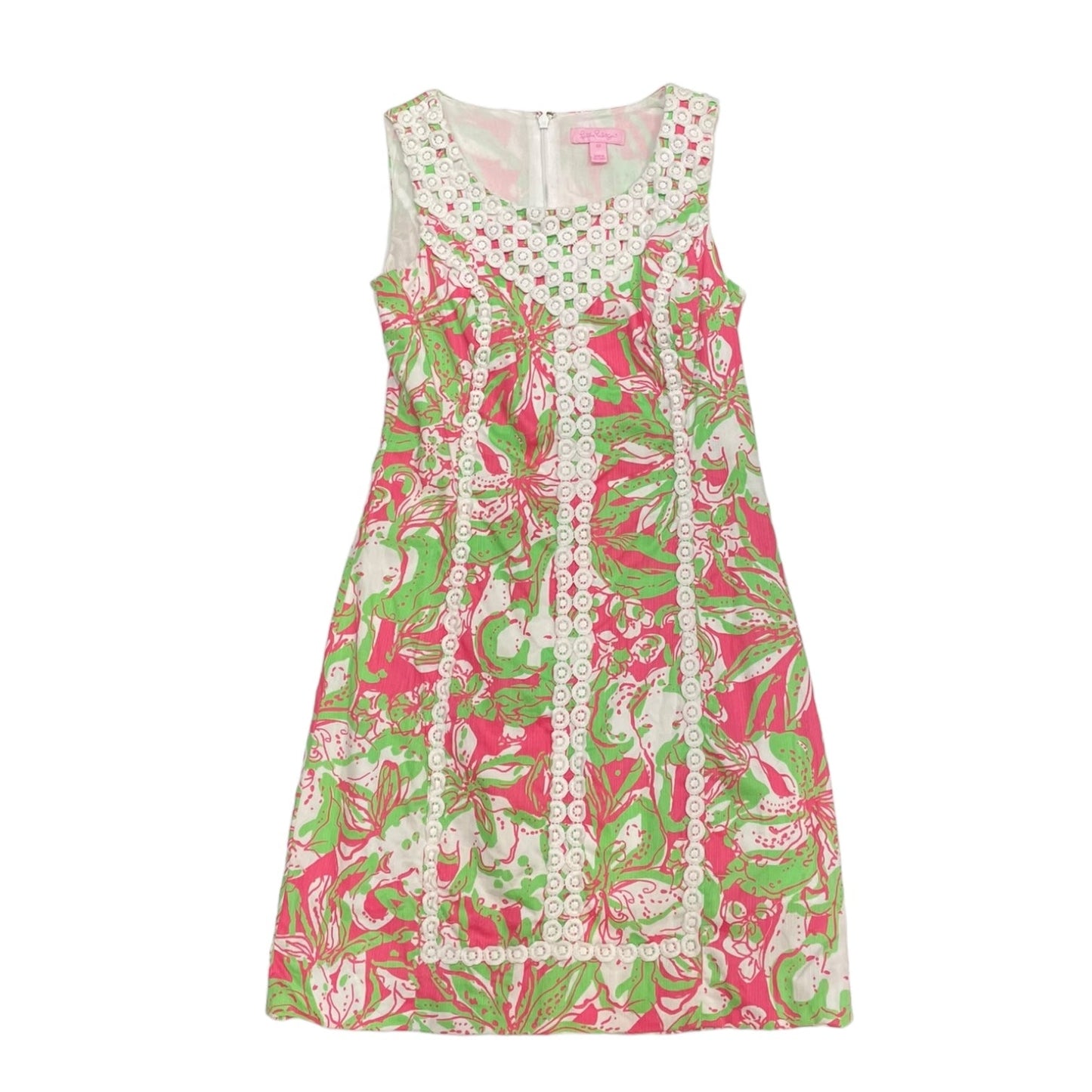 Dress Casual Short By Lilly Pulitzer In Pinkgreen, Size: Xxs