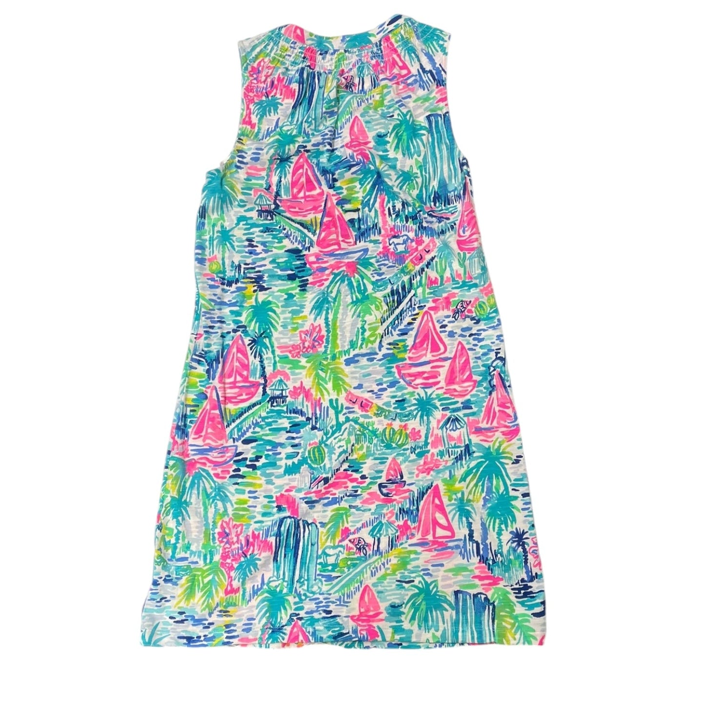 Dress Casual Short By Lilly Pulitzer In Tropical Print, Size: Xxs