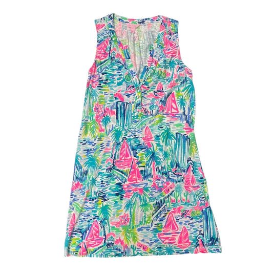 Dress Casual Short By Lilly Pulitzer In Tropical Print, Size: Xxs