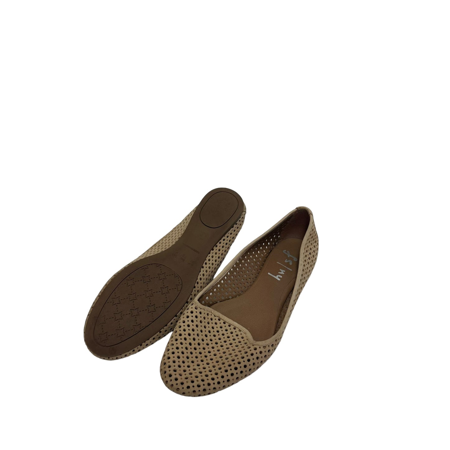 Tan Shoes Flats Clothes Mentor, Size 9