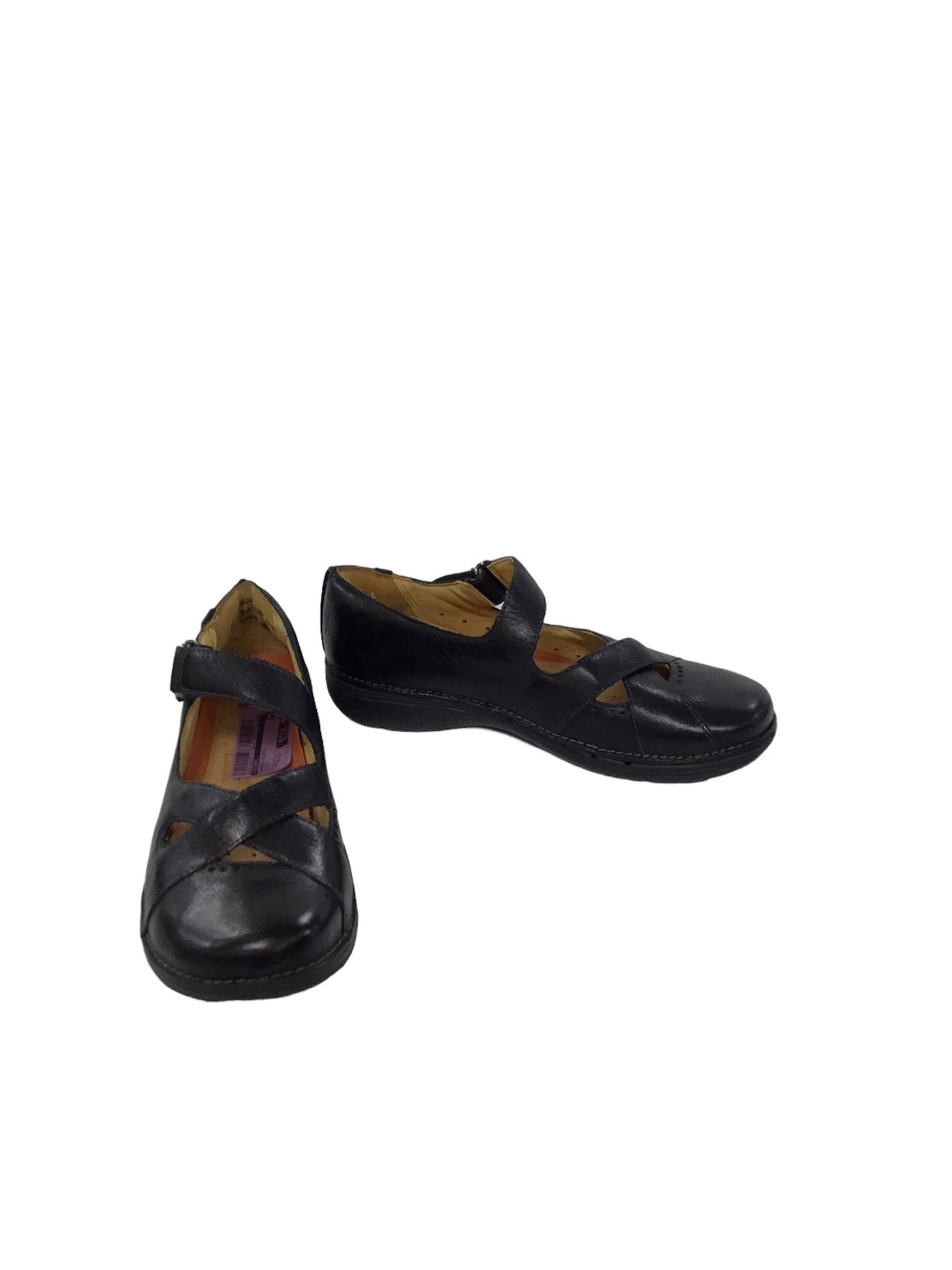 Shoes Flats By Clarks In Black, Size: 6.5