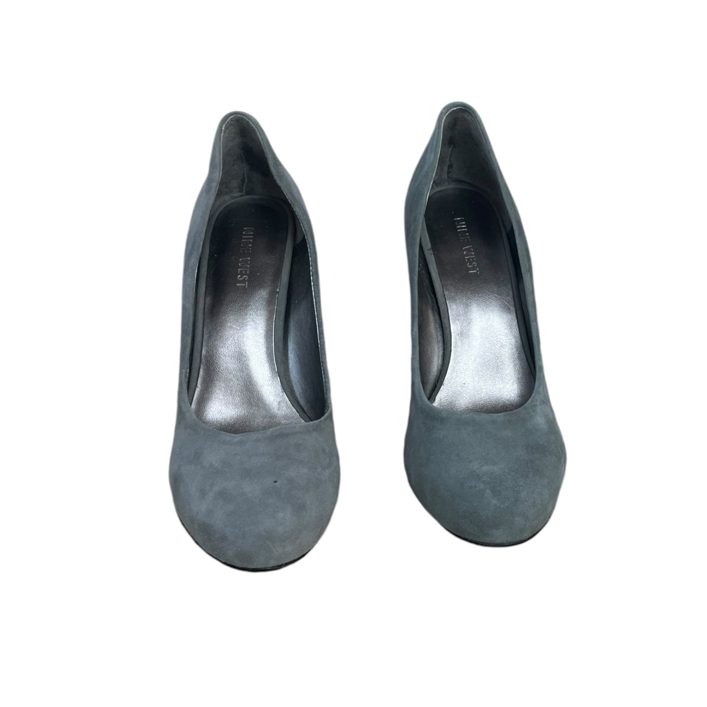 Shoes Heels Stiletto By Nine West In Grey, Size: 6.5