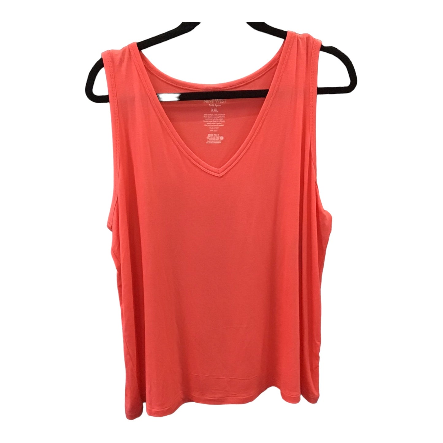 Coral Top Sleeveless Basic Nine West Apparel, Size Xxl