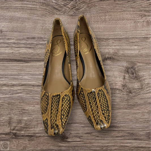 Shoes Heels Kitten By Sam Edelman In Snakeskin Print, Size: 5