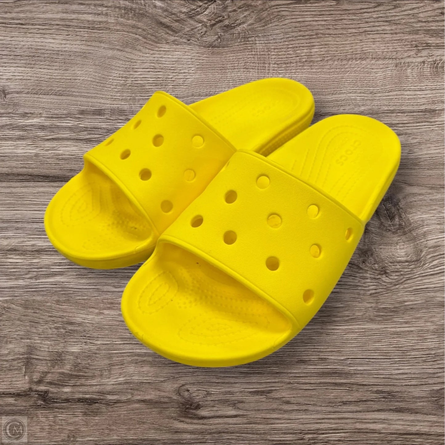 Sandals Sport By Crocs In Yellow, Size: 9