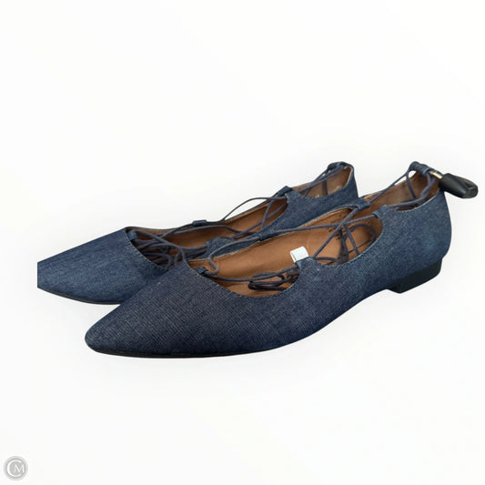 Shoes Flats By Mossimo In Blue Denim, Size: 9