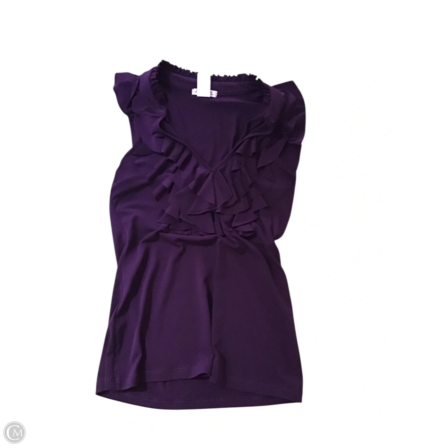 Blouse Sleeveless By Clothes Mentor In Maroon, Size: M