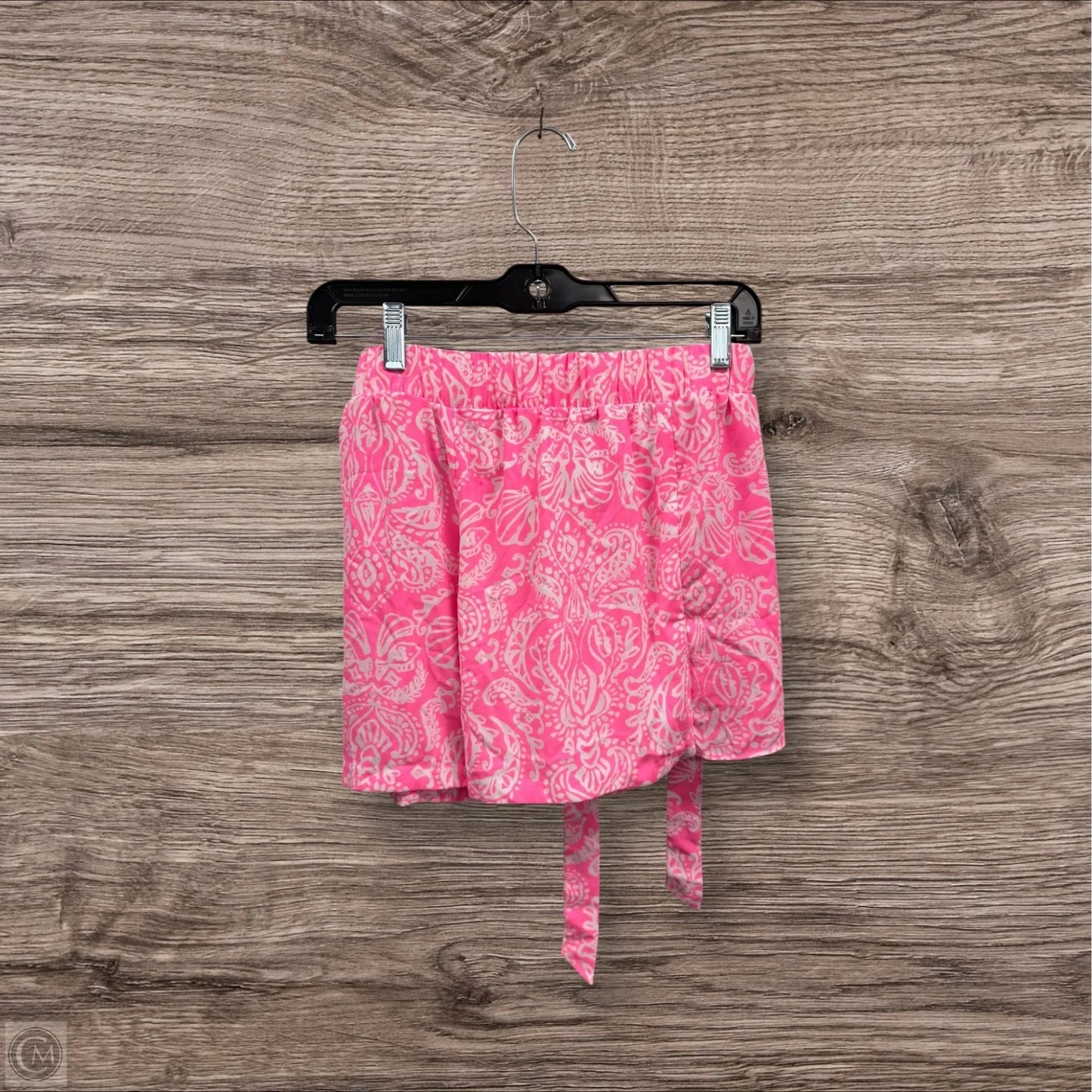 Shorts Designer By Lilly Pulitzer In Pink & White, Size: 0p