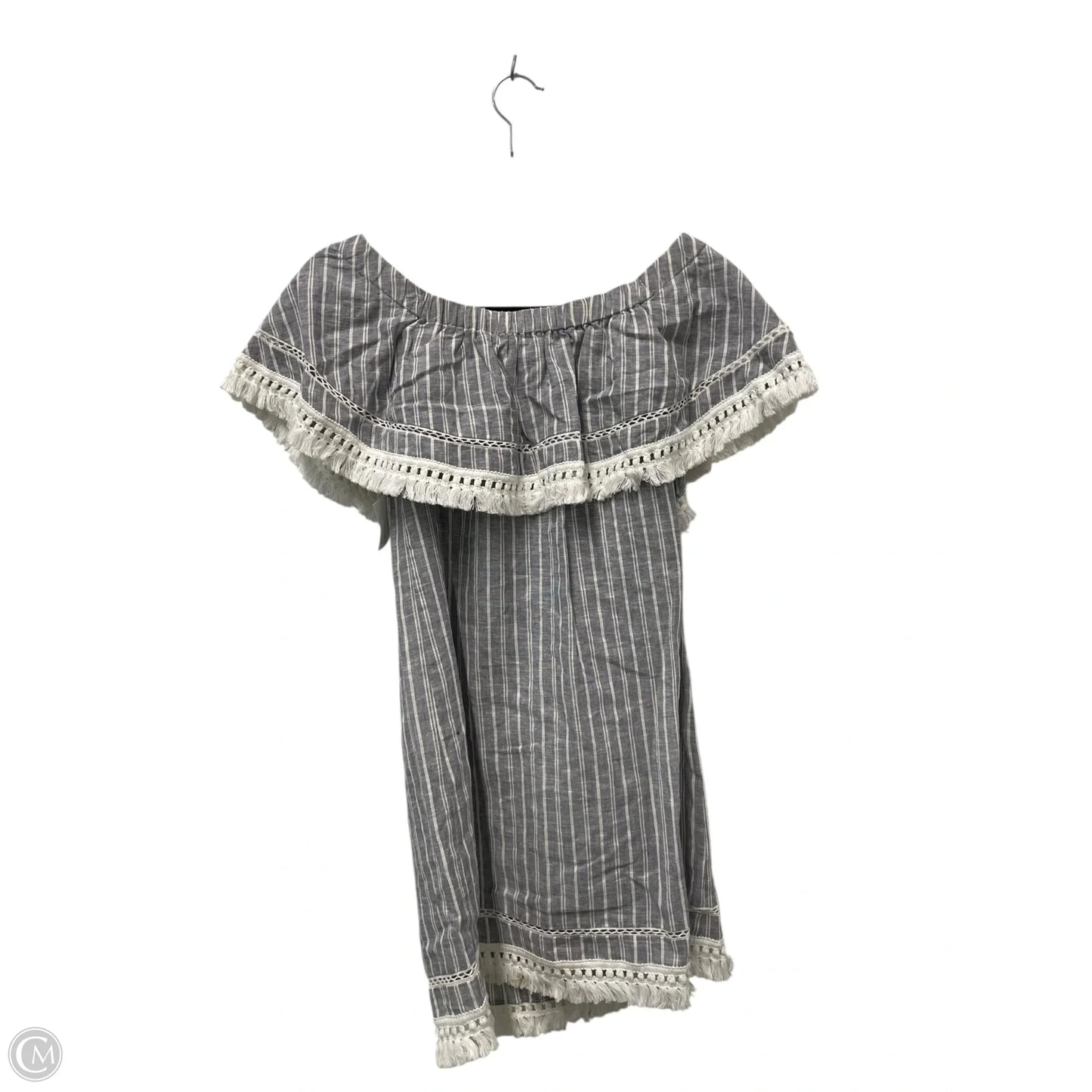 Dress Casual Short By 1.state In Grey & White, Size: Xs