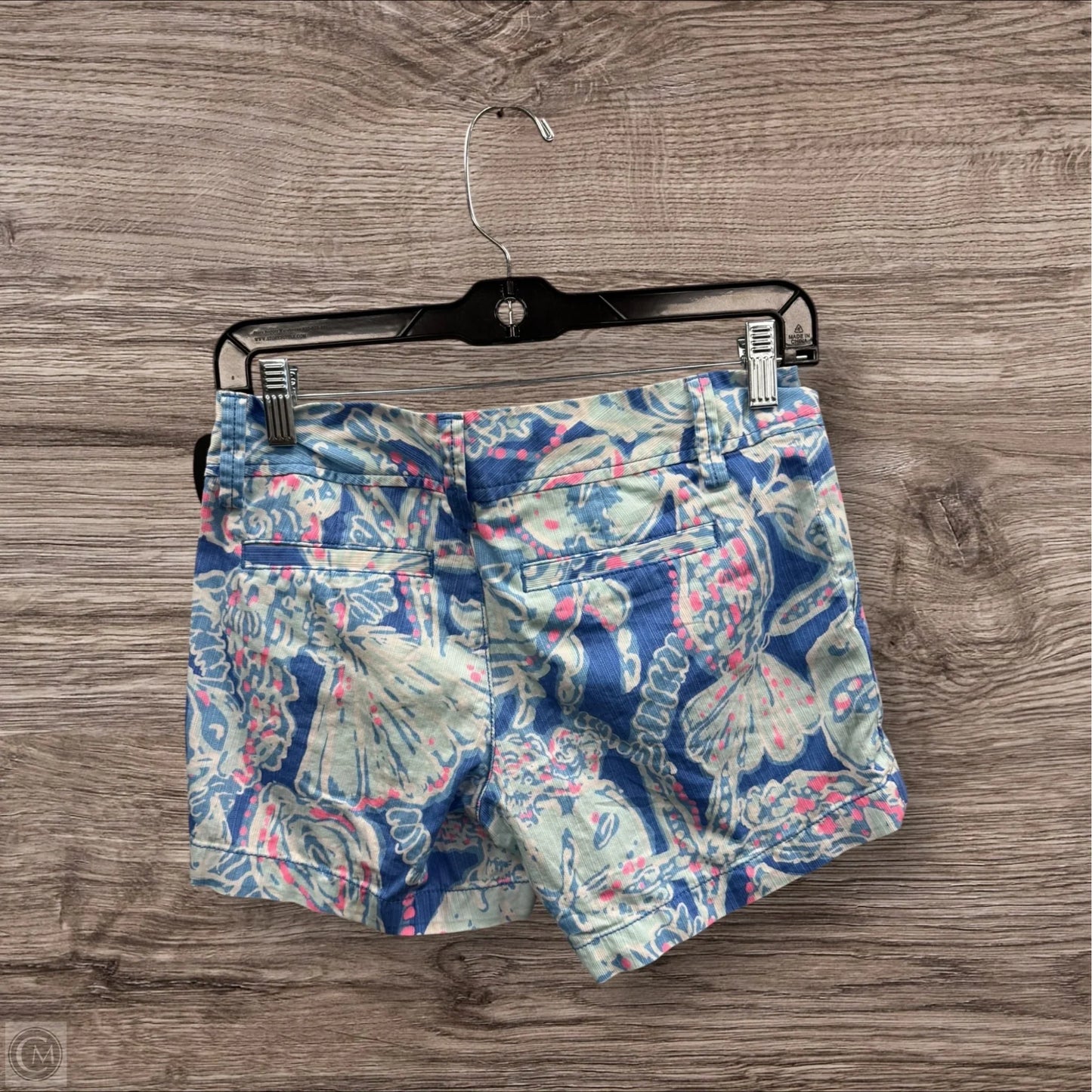 Shorts Designer By Lilly Pulitzer In Blue & Pink, Size: Xxs