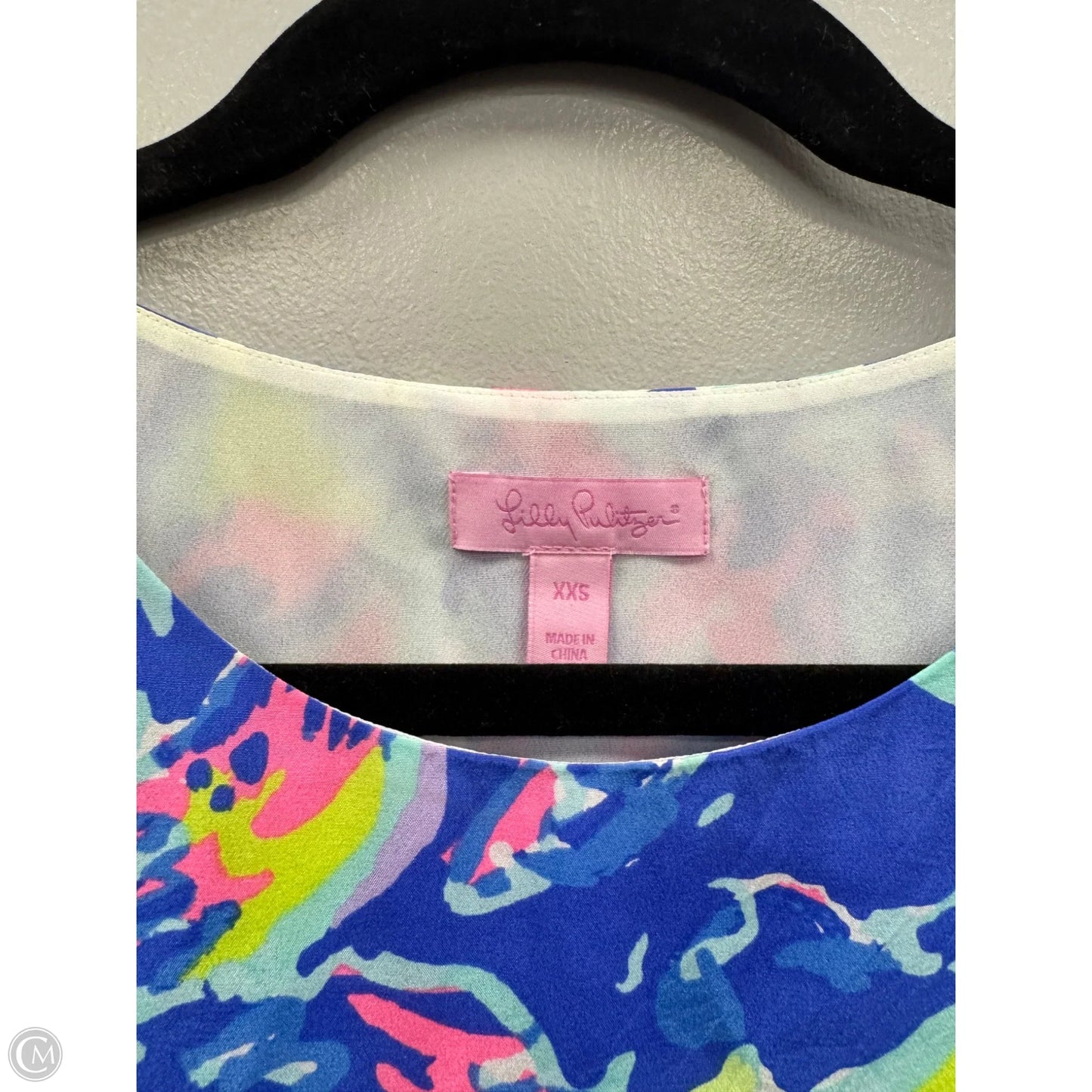 Dress Designer By Lilly Pulitzer In Blue & Pink, Size: Xxs