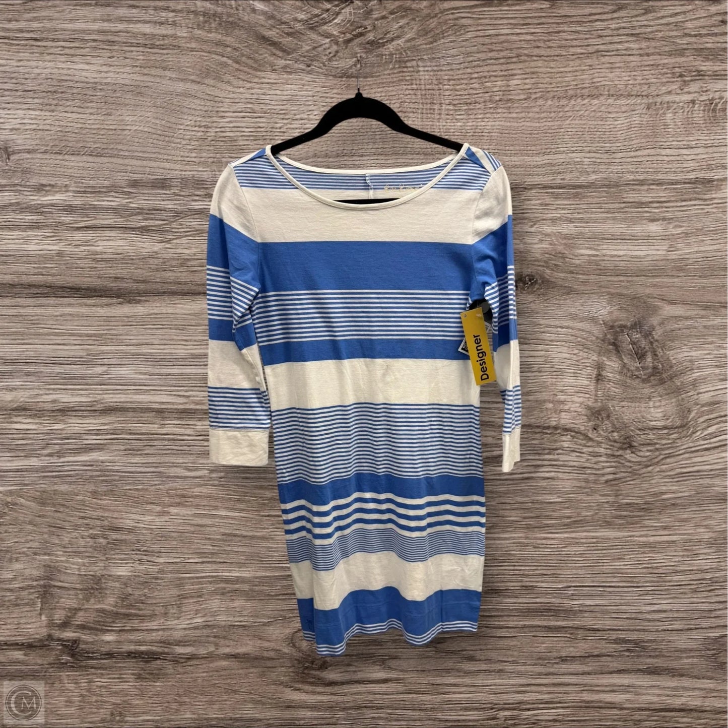 Dress Designer By Lilly Pulitzer In Blue & White, Size: Xs