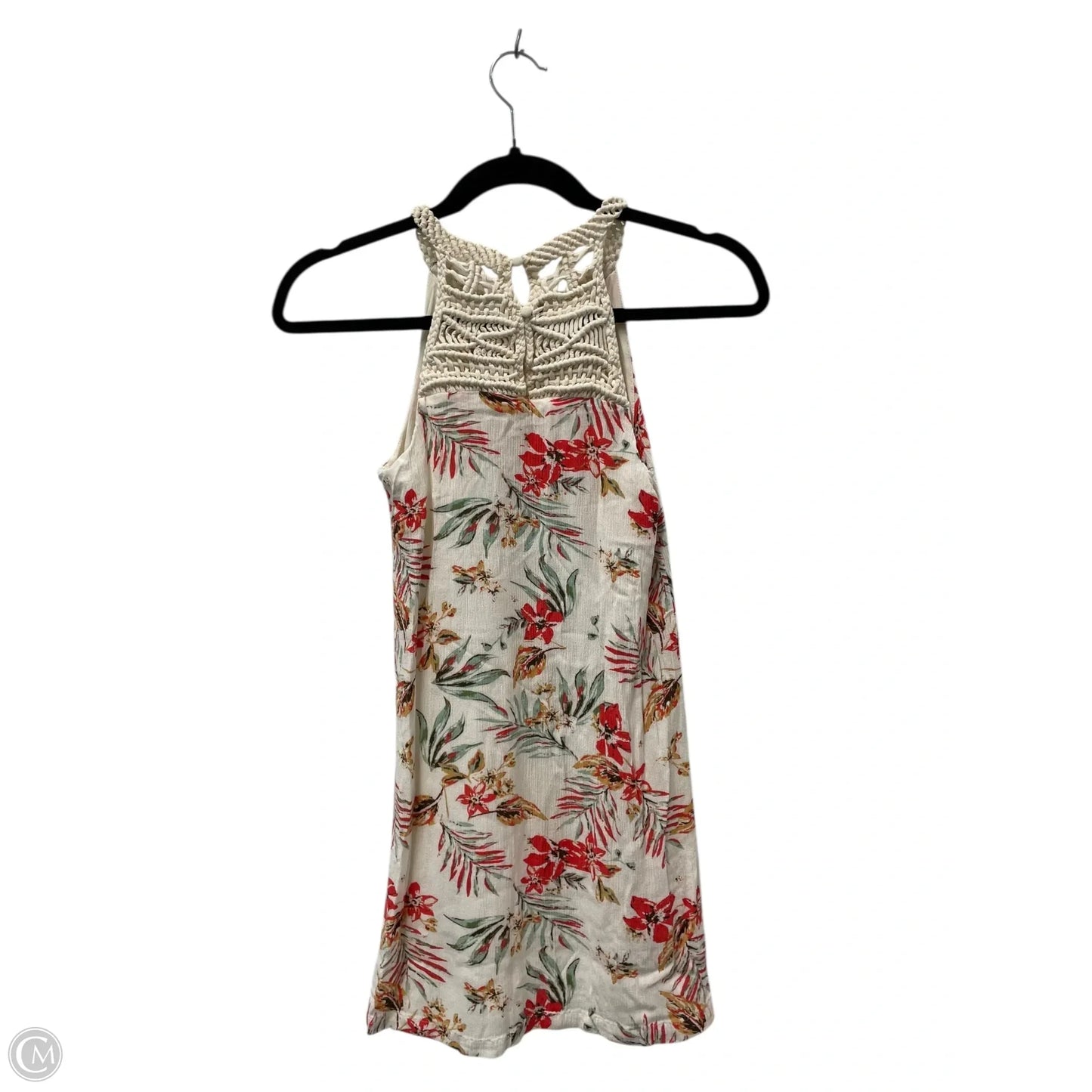 Dress Casual Short By Skies Are Blue In Green & Orange, Size: Xs