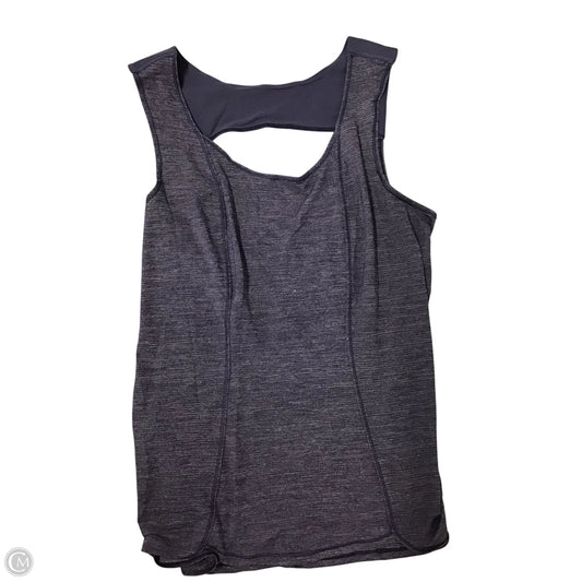 Athletic Tank Top By Lululemon In Blue, Size: L